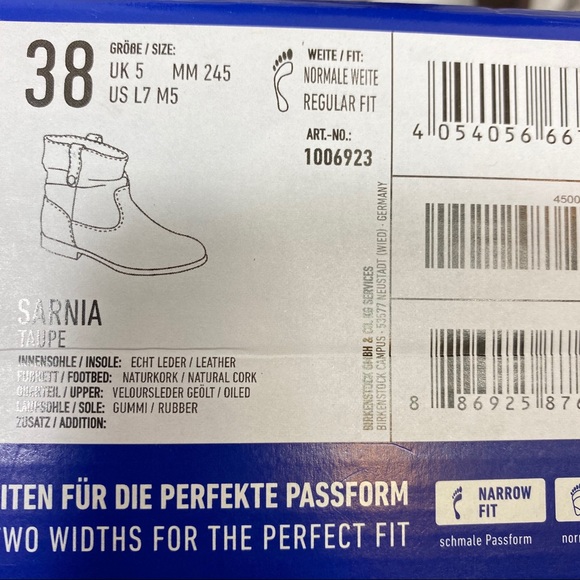 Birkenstock Sarnia Taupe Suede Boots - Picture 10 of 10